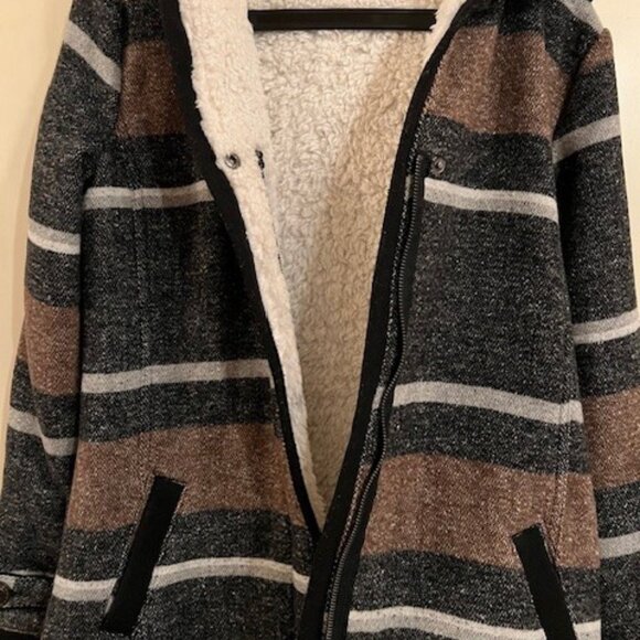 Roxy Women's Faux Shearling Lined Coat BRAND NEW - Picture 2 of 5